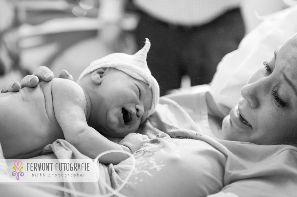 Birth Photos of Moms Meeting Their Newborns