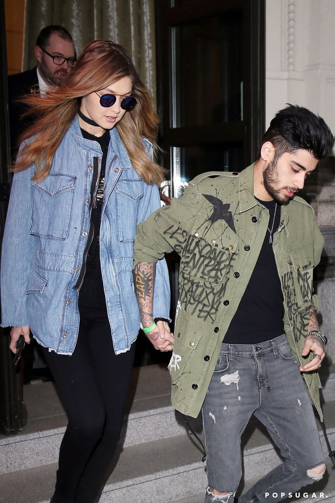 Zayn Malik and Gigi Hadid in Milan March 2016