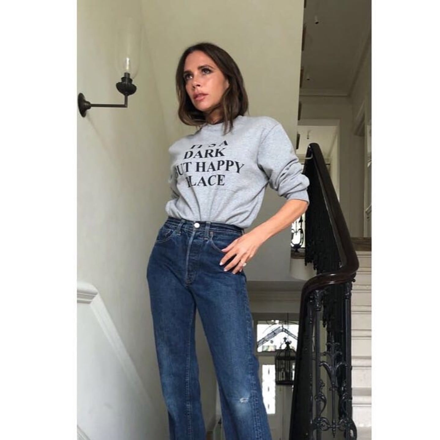 Victoria beckham hoodie on sale