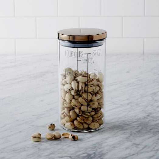 West Elm Glass Canisters