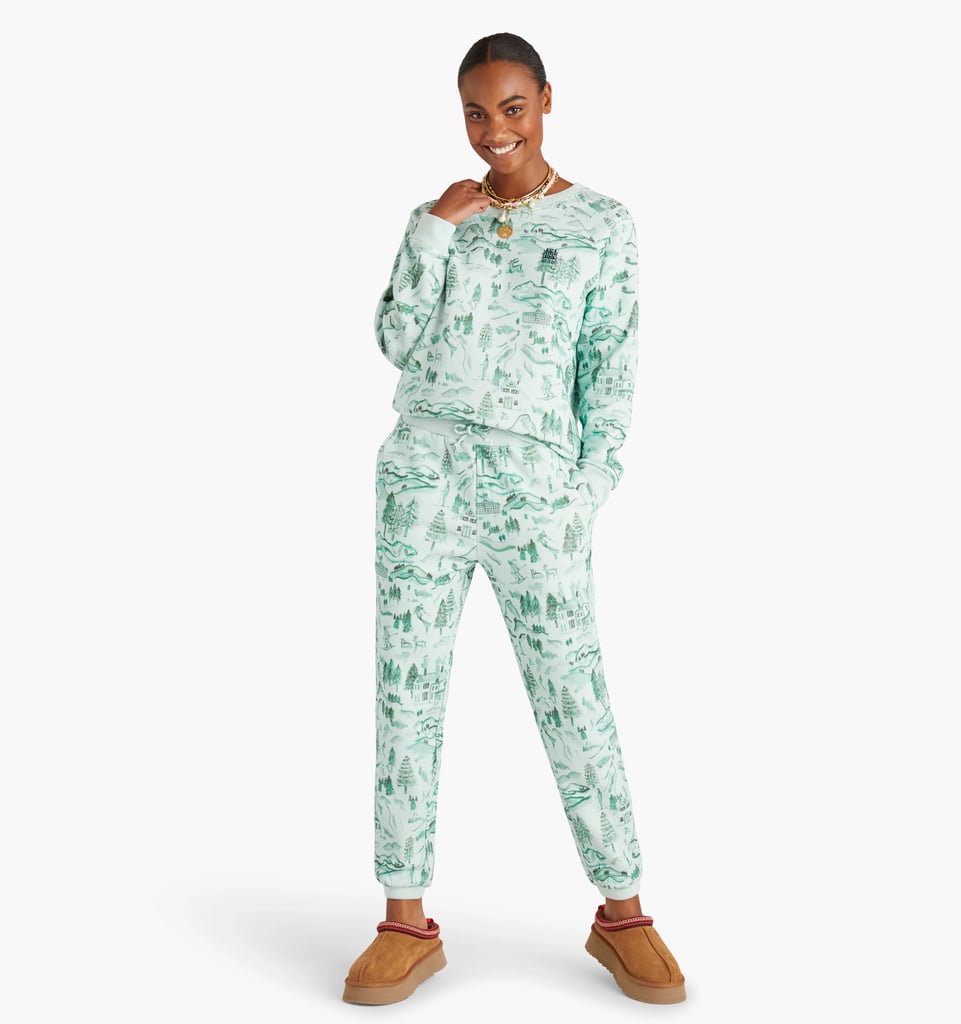 A Matching Sweatsuit: Hill House Home The All-Gender Teddy Jogger and Crewneck — Winter Toile