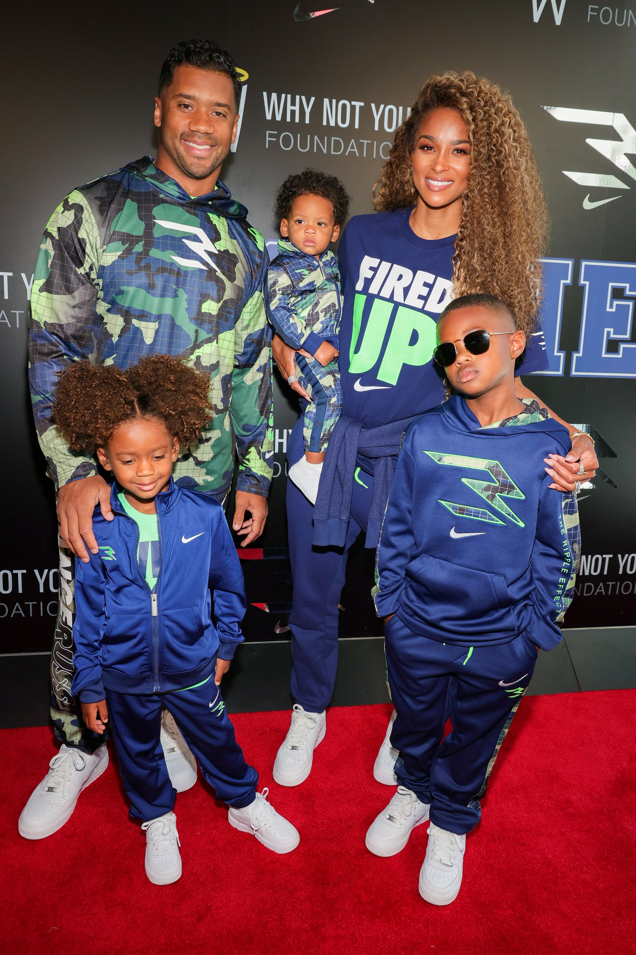 Ciara and Her Kids Attend Russell Wilson's Clothing Launch