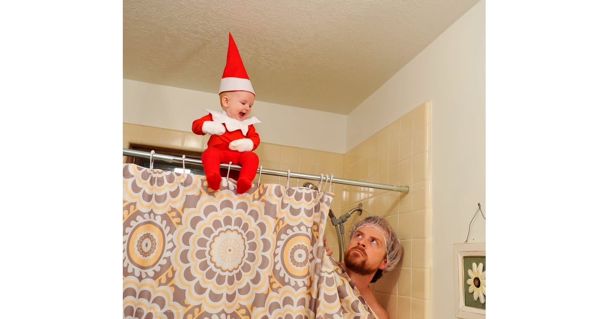 RealLife Elf on the Shelf Ideas POPSUGAR Family Photo 24