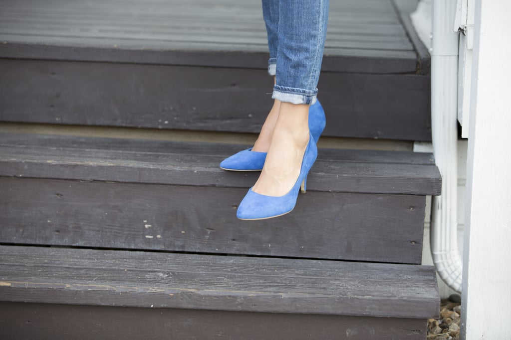 15. "I know that platforms have totally gone out, but I say, go get the platform. I don't think you need to be tortured, you know? If you've got a three-inch heel, why do you have to feel all three inches in your foot all day long? Get it up to two inches, get a platform built in, and maybe even a platform on the outside."
16. "You know that brand Boutique 9? I have so many actors that say those shoes are comfortable, and Jessica Simpson's shoes are really comfortable. Nine West as well. The thing is, I think you have to take the time to find a well-built, good-looking, understated pump. And once you find one, if it's comfortable on, you buy a couple pairs, so when you wear one out, you can start with the other one."
17. (On affordable stores to shop): "Ann Taylor, Zara, Tahari. We [on the show] even might pick up a great piece from H&M or the Gap."