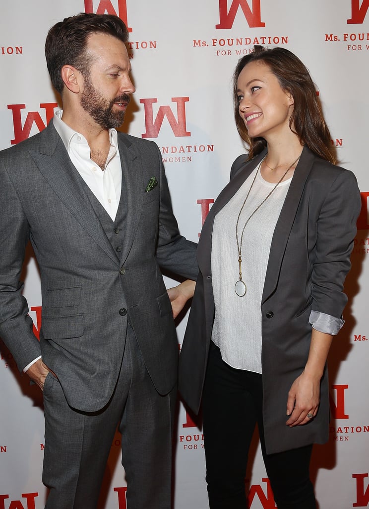 Olivia Wilde gave birth to her son, Otis, just last week, but you'd never know based on her first postbaby appearance with Jason Sudeikis at the Ms. Foundation Women of Vision Gala in NYC on Thursday.