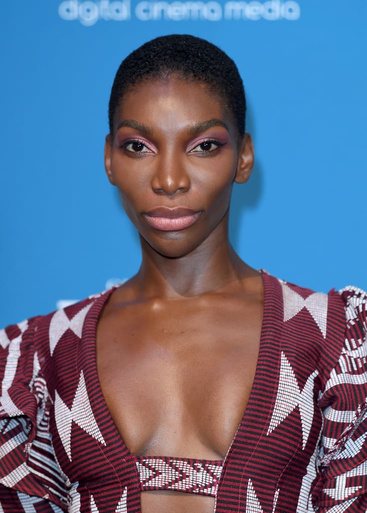 Michaela Coel With a Shaved Head