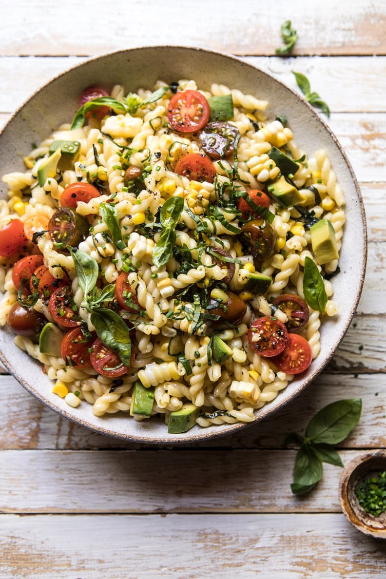 Corn, Tomato, and Avocado Pasta Salad