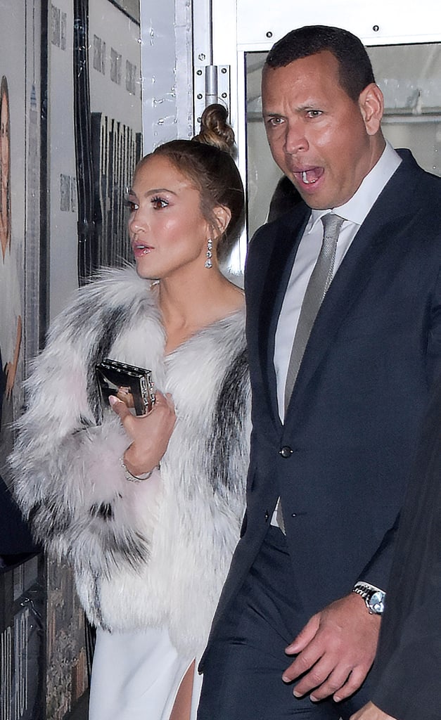 Jennifer Lopez White Elie Saab Dress at Second Act Afterparty