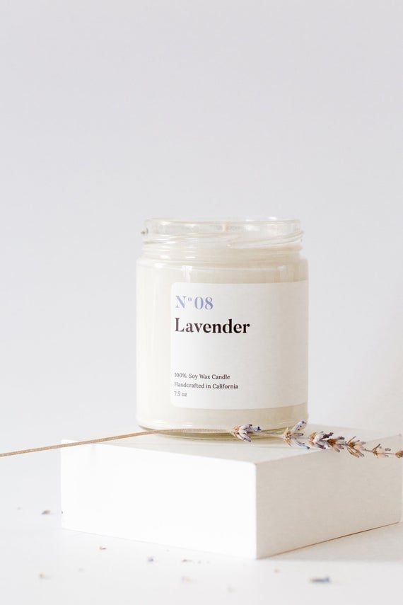 Mia's Co. N08 Lavender Candle
