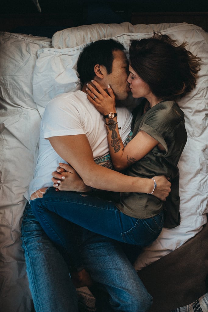 Romantic Loft Engagement Shoot