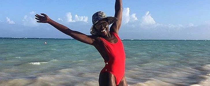 Lupita Nyong'o Vacation Instagram Pictures January 2016