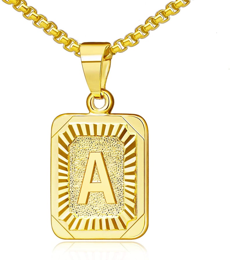 A Stylish Find: Gold Initial Necklace