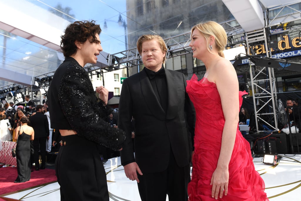 Timothée Chalamet's Shirtless in Louis Vuitton at the Oscars