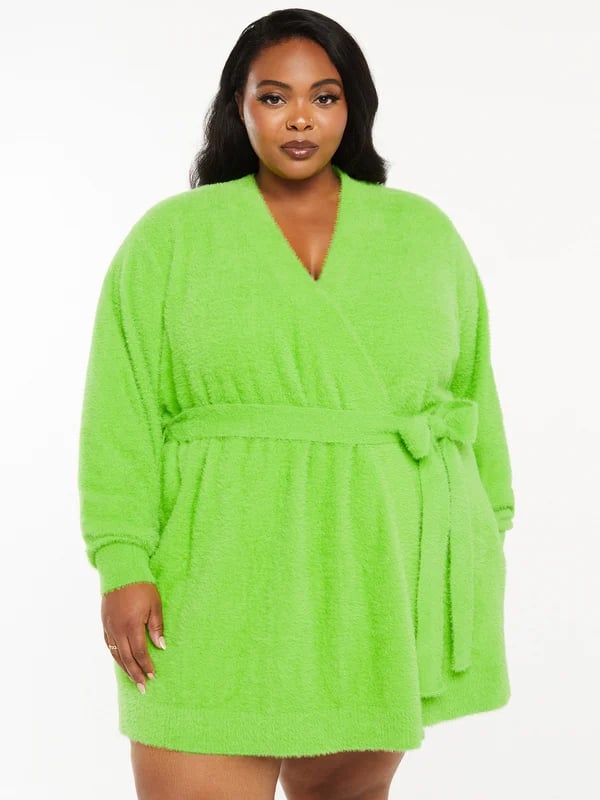 I.n.c. International Concepts Women's 2-Pc. Sparkle Robe & Chemise Set,  Created for Macy's - Lime Sparkle - Yahoo Shopping