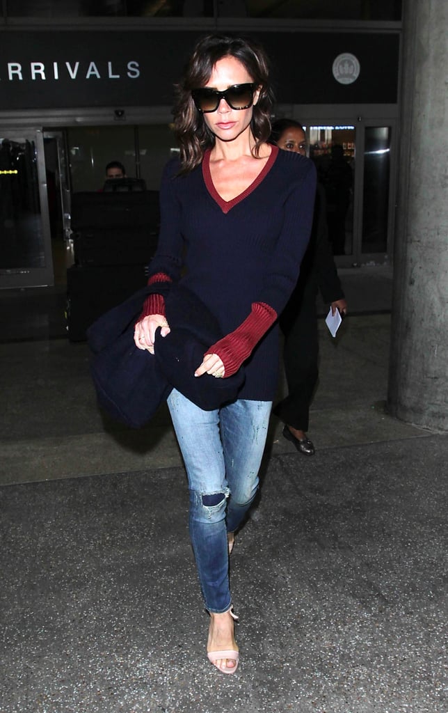 Victoria Beckham Wearing Skinny Jeans October 2016