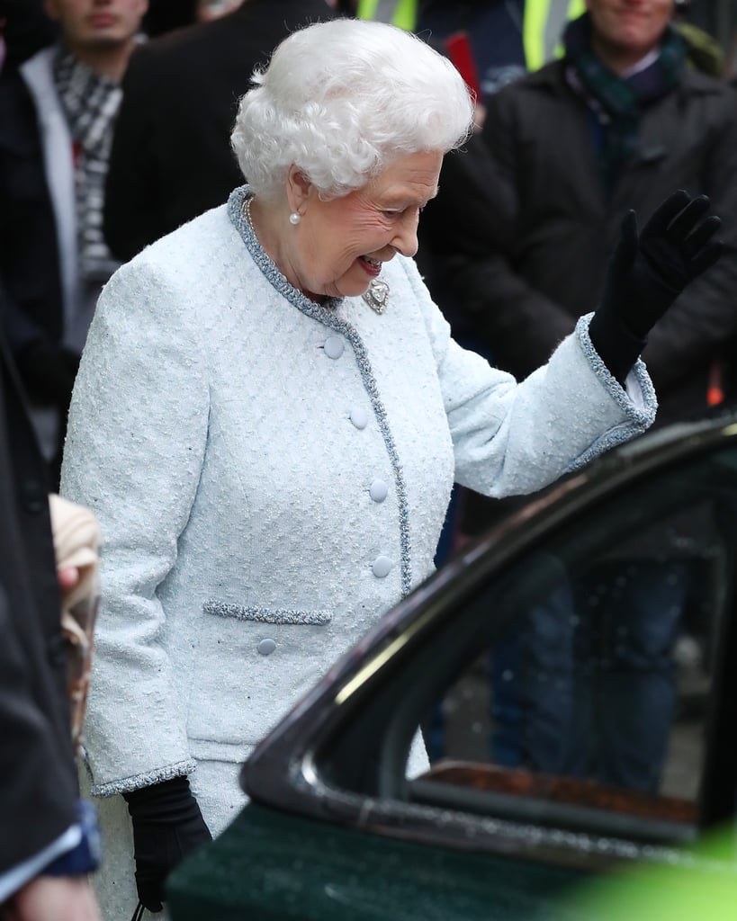 Queen Elizabeth II at Fashion Week