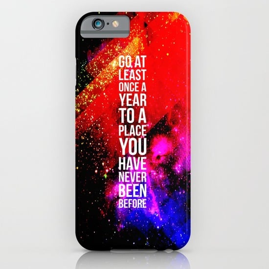 Get motivated with this travel-inspired iPhone case ($35).