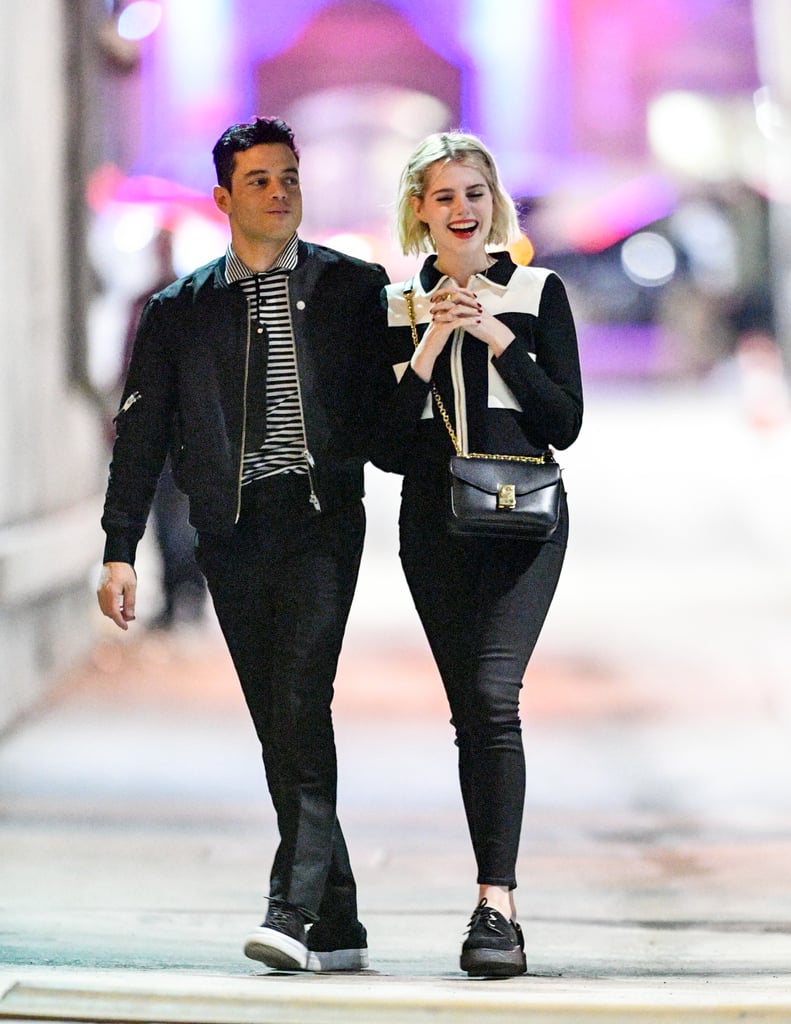 Rami Malek and Lucy Boynton Out in LA January 2019
