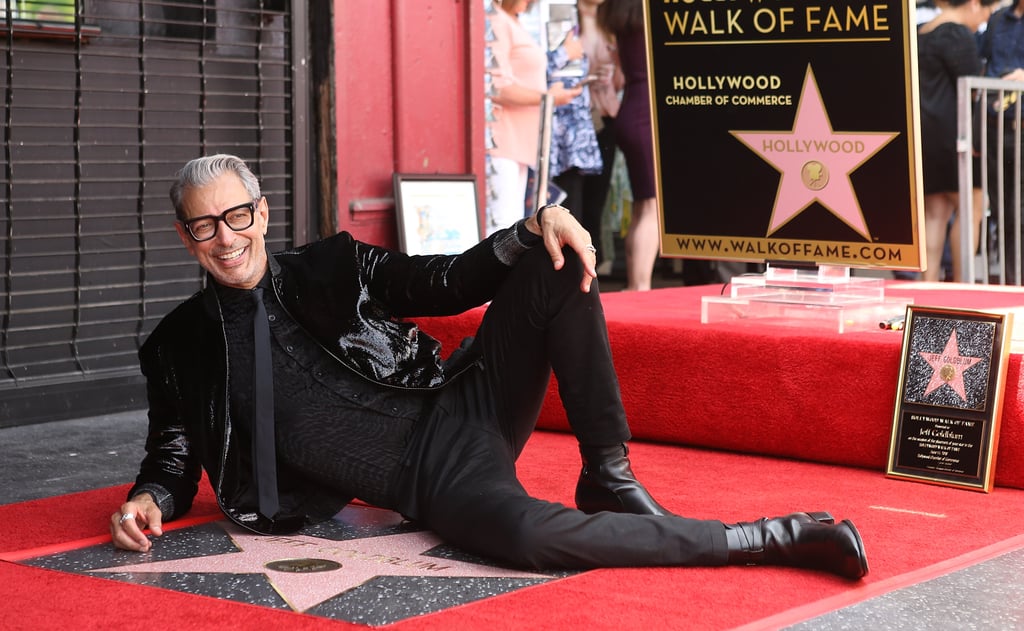 Jeff Goldblum and Family at Hollywood Walk of Fame Ceremony