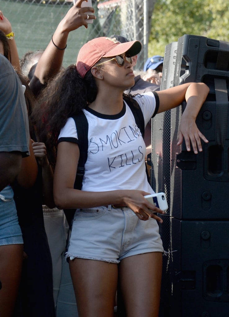 Malia Obama at the Made in America Festival 2016