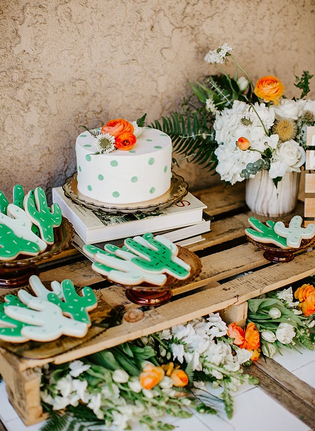 cactus baby shower boy