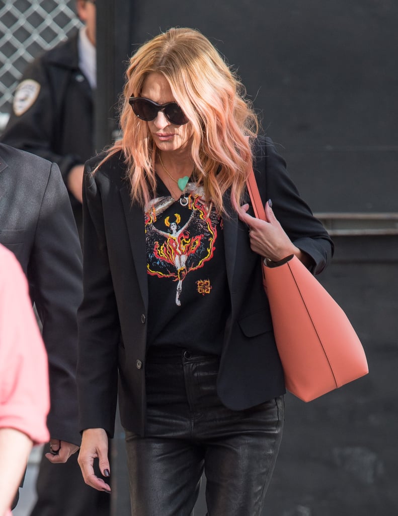 Julia Roberts's Pink Hair November 2018