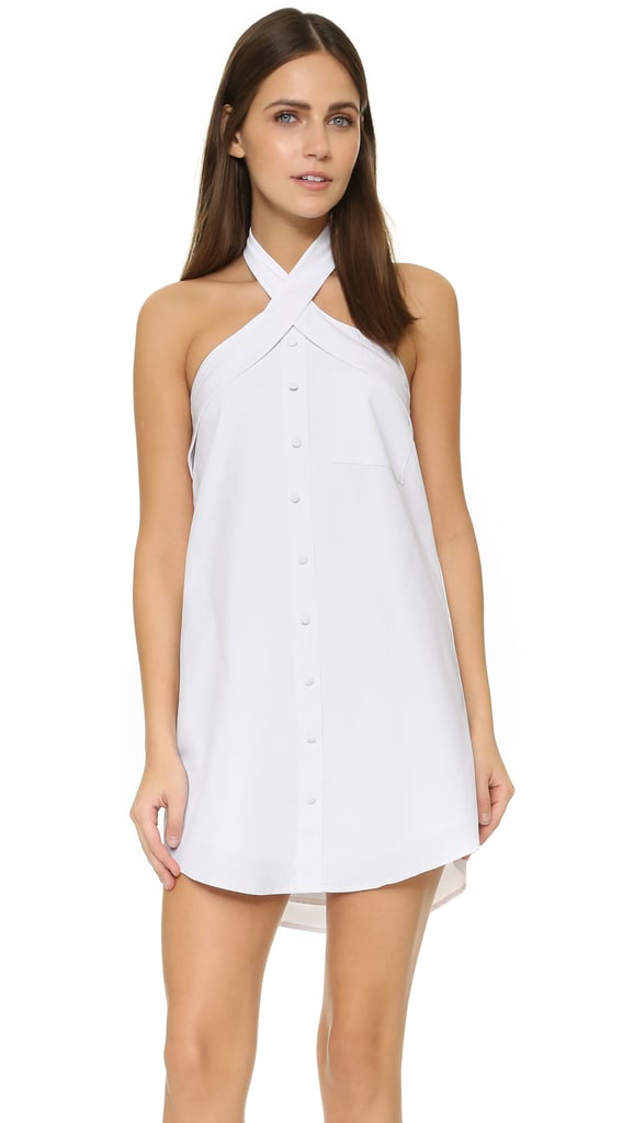 "This cheeky riff on the button-down shirt by J.O.A. ($73) would be adorable over skinny pants, or even better, poolside at Coachella over your bikini." — HWM