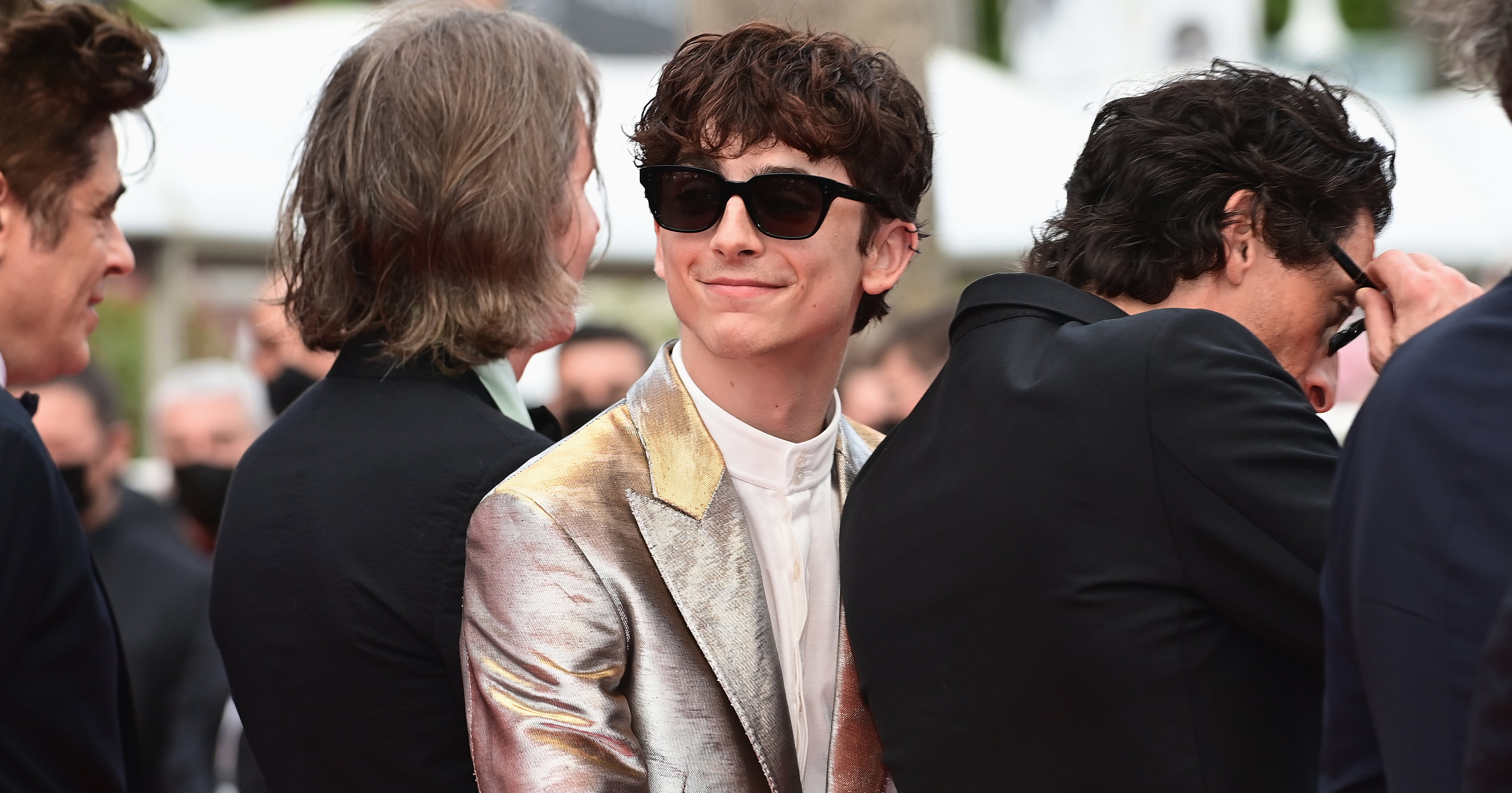 Timothée Chalamet Wore A Belted Silver Suit And Now We All Want One