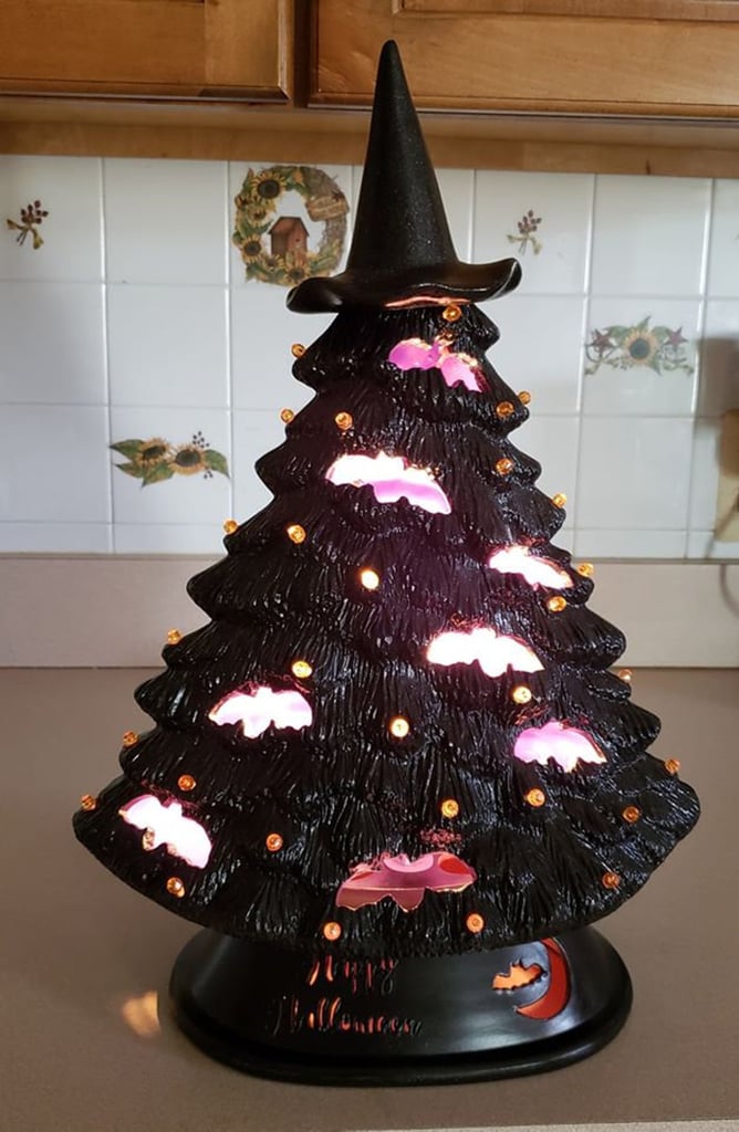 Hand Painted Ceramic Halloween Tree