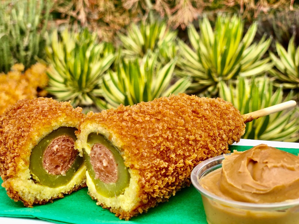 Downtown Disney Is Now Selling a Panko Crusted Pickle Dog