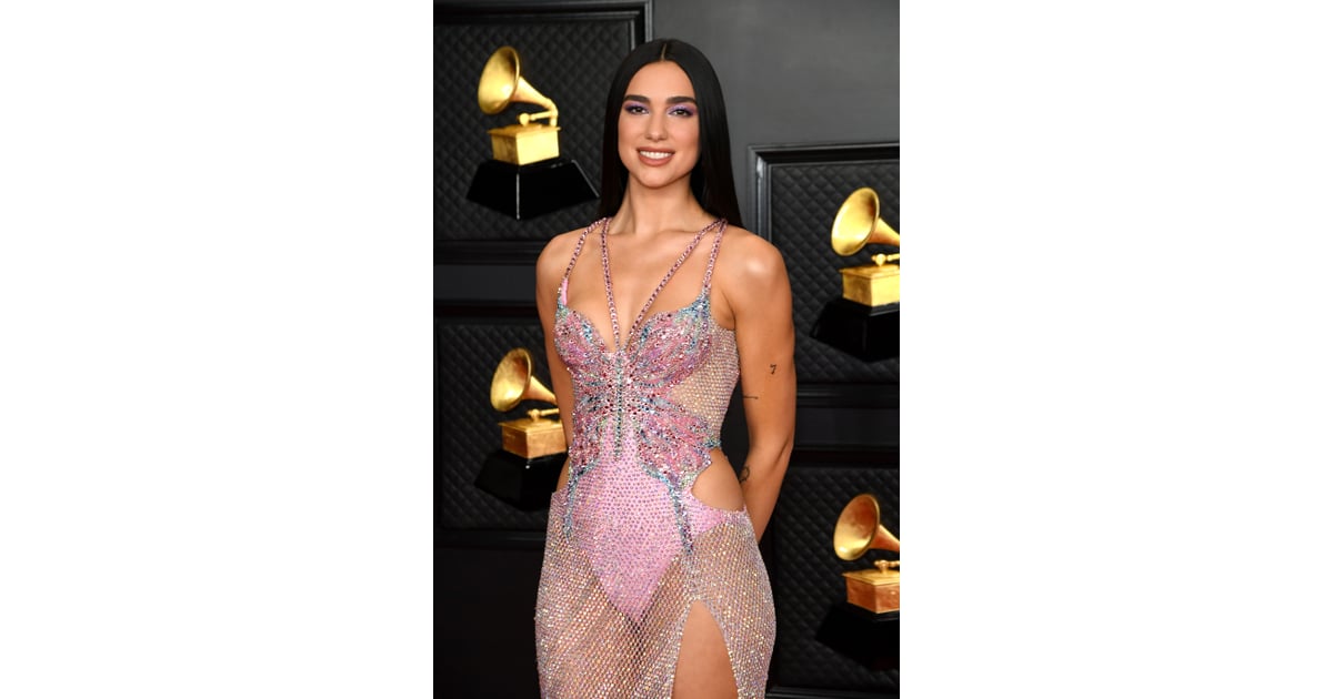 dua lipa dress butterfly