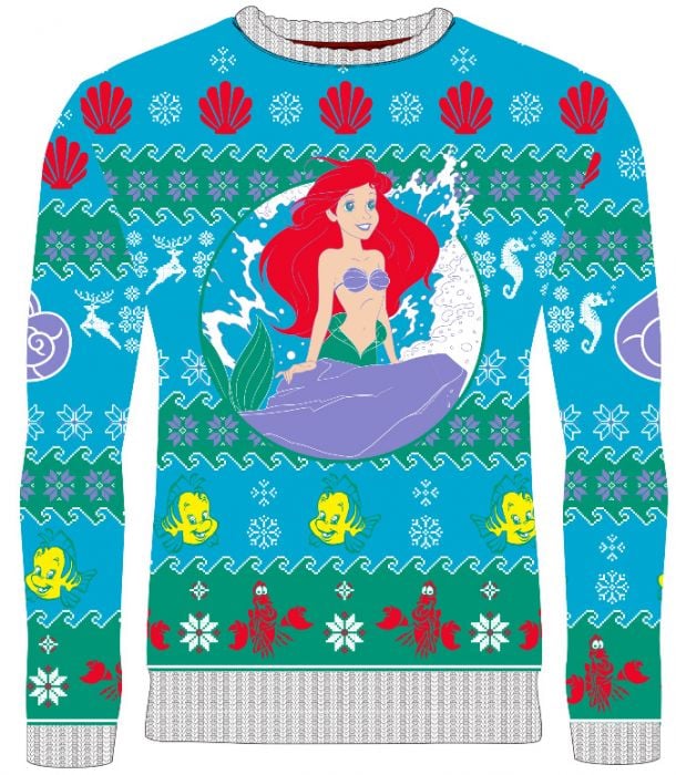 The Little Mermaid: Part of Your Holidays Knitted Christmas Sweater