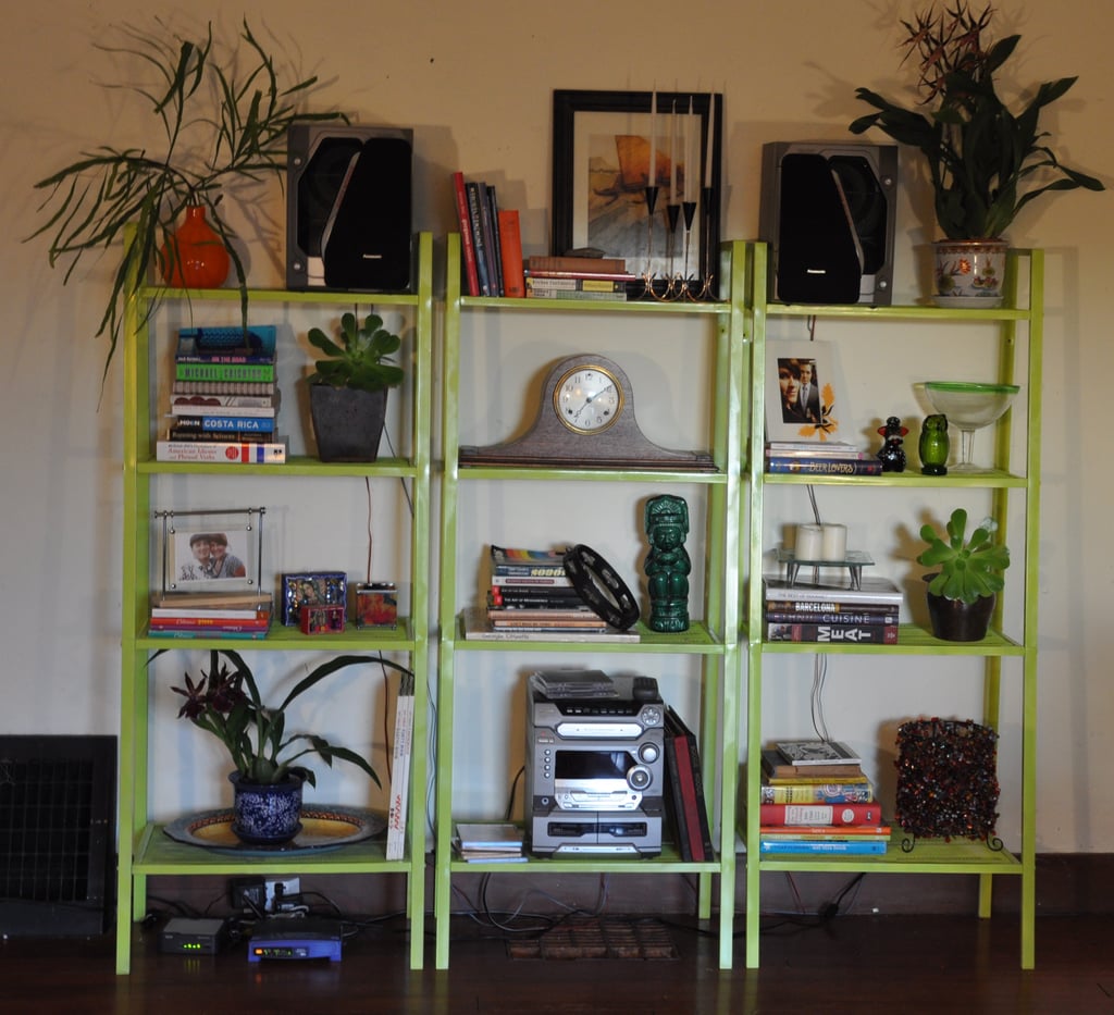DIY Green Shelves Photo 2