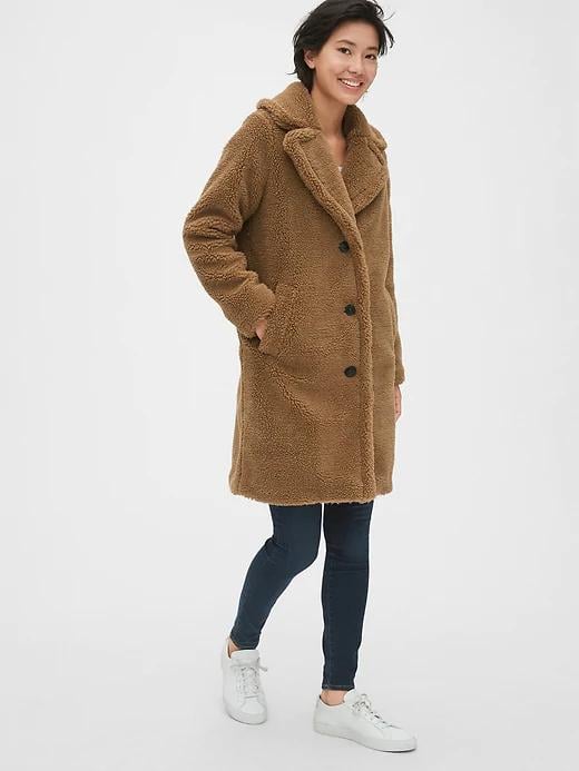 If you haven't jumped on the Teddy Coat ($148) train yet, what are you waiting for?! You'll feel as warm as you look — guaranteed.