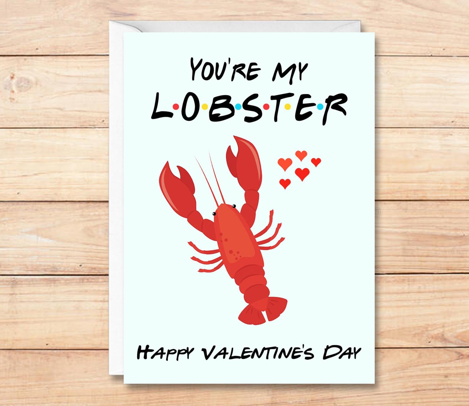 Friends Lobster Valentine S Day Card Roses Are Red Valentine S Day Is Almost Here And These 20 Cards Are Unparalleled Popsugar Smart Living Photo 18