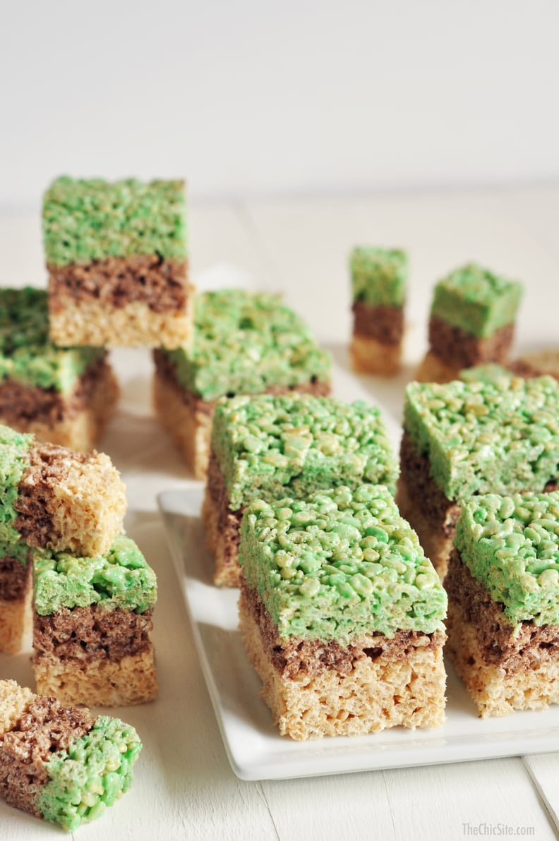 Minecraft Rice Krispies Treats