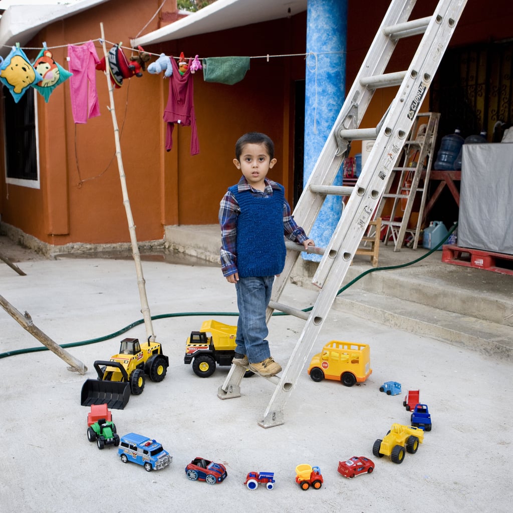 While Galimberti did not notice any particular playtime patterns, he found that, in fact, the girls loved their dolls while boys preferred cars. At the end of the day, however, the children's gender, race, or economic status did not matter. As Galimberti notes, there is one thing that connects all children and their toys no matter where they live. 
"Every child between 3 and 6 just loves to play."
Source: Gabriele Galimberti/INSTITUTE