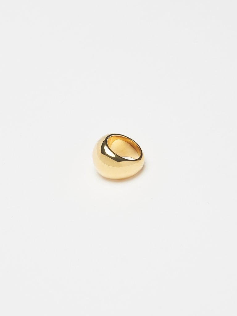 Bagatiba Large Gold Orb Ring