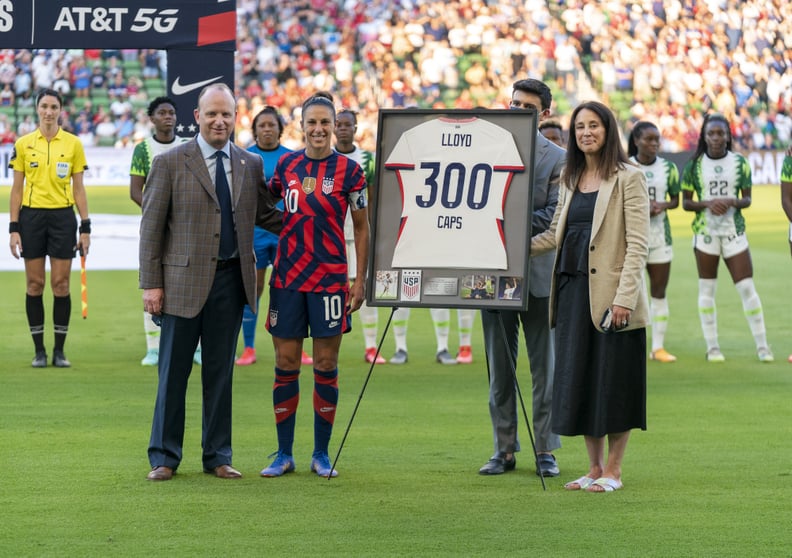 She's the Third Player in the History of US Soccer to Have Over 300 Caps
