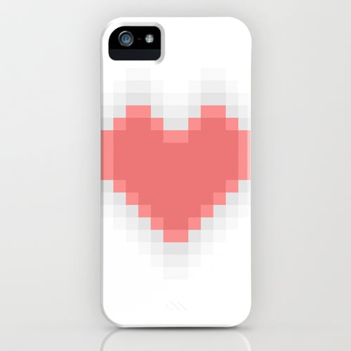Pixel heart case ($35) for iPhone models and Samsung Galaxy S