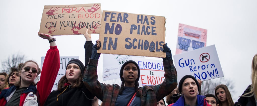 Gun Control Protest Outside White House Feb. 2018