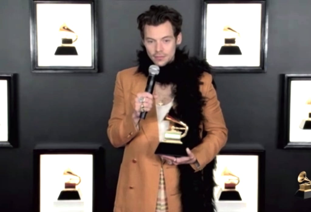 Harry Styles Wore an NSFW Banana Necklace to the Grammys