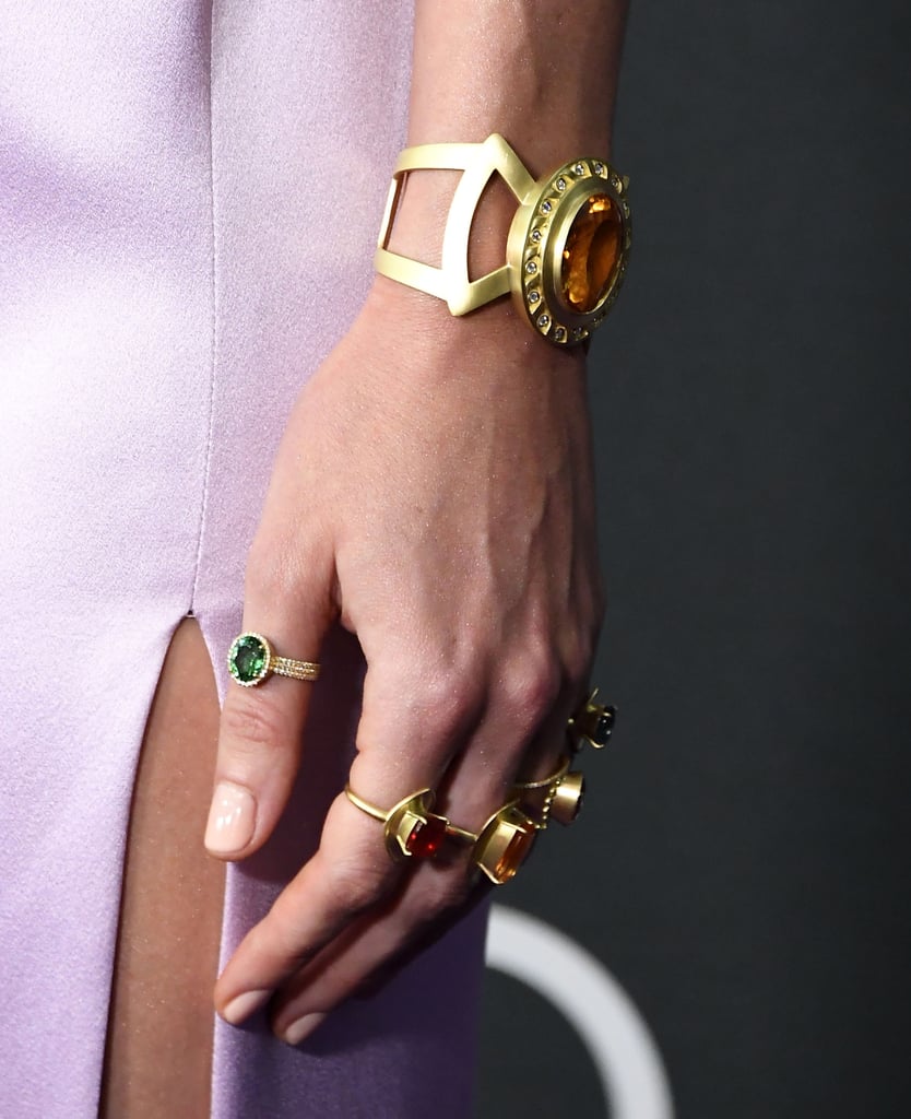 Scarlett Johansson and Brie Larson Infinity Stone Jewellery