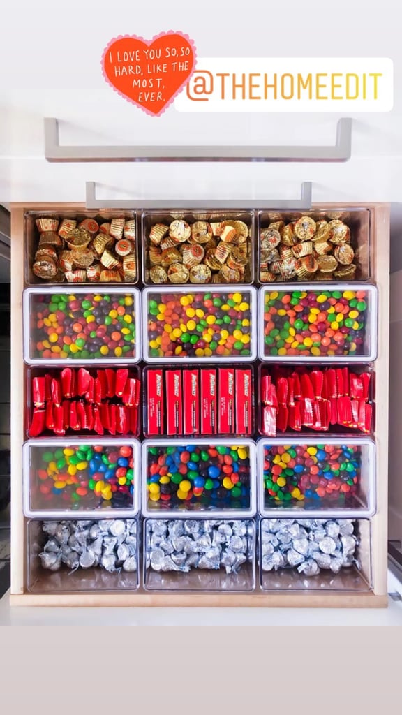 Khloé Kardashian's Organised Kitchen Drawer