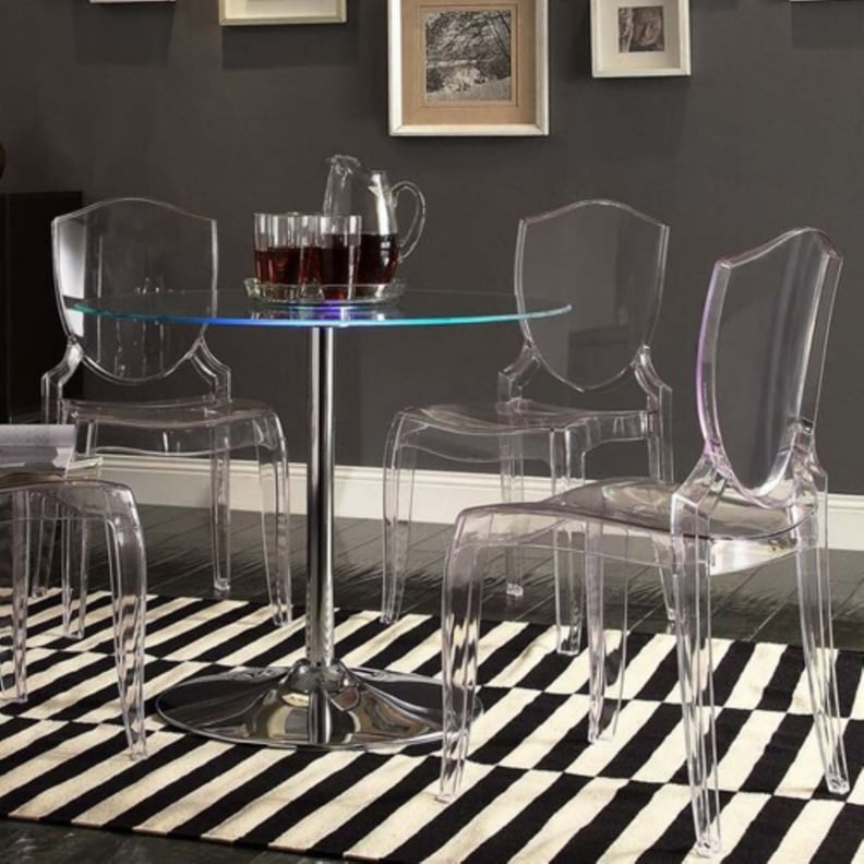 Chelsea Lane Tron LED Round Dining Table