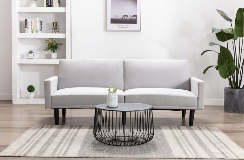 A Modern Futon: Room Essentials Futon Sofa With Arms