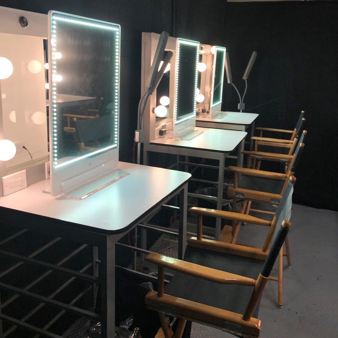Backstage Makeup Station