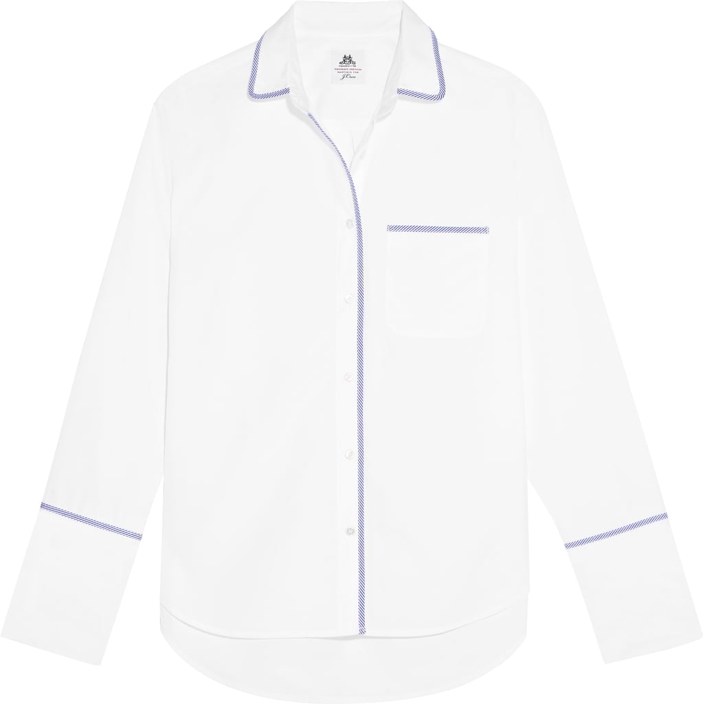 Thomas Mason Darn Cotton-Poplin Shirt ($160)