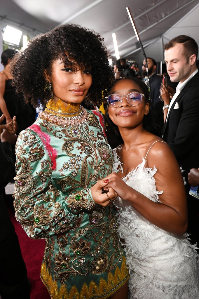 Yara Shahidi and Marsai Martin at the 2020 NAACP Image Awards