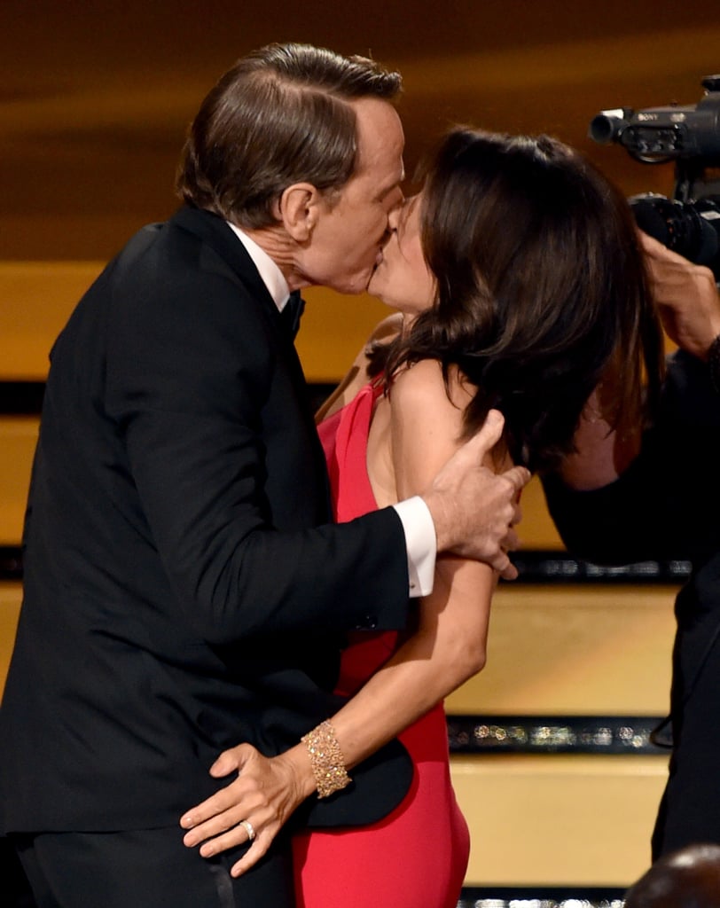 Bryan Cranston and Julia Louis-Dreyfus's makeout session couldn't be missed.